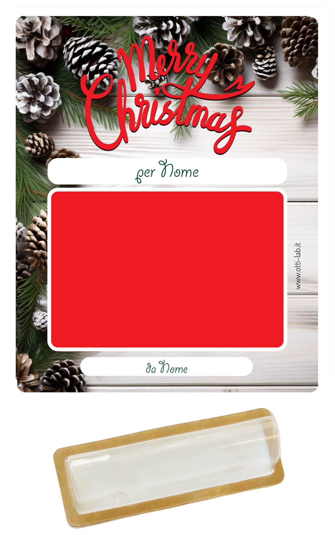 GIFT CARD con nome personalizzato