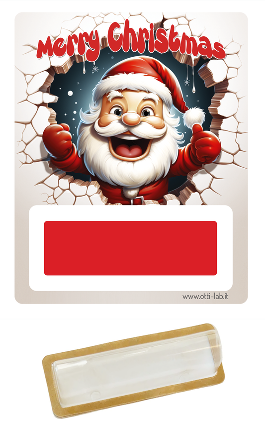 Babbo Natale dal muro