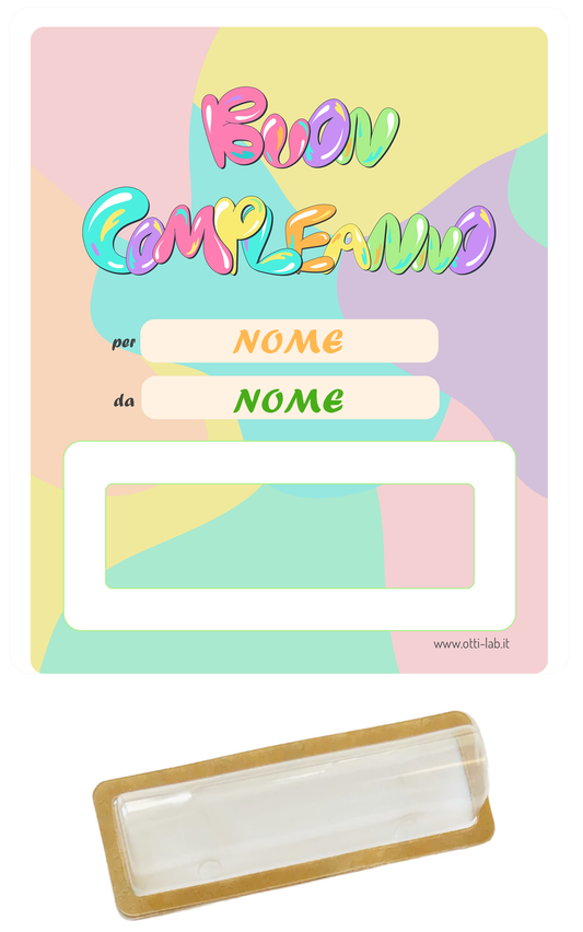 BUON COMPLEANNO con nome personalizzato